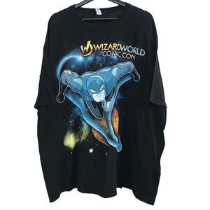 Wizard World Comic Con black graphic tee t-shirt mens 3X 3XL